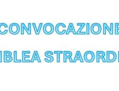 CONVOCAZIONE ASSEMBLEA STRAORDINARIA