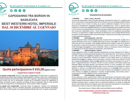 ELEFANTE VIAGGI  🎉✨PROPOSTE CAPODANNO 🎉✨